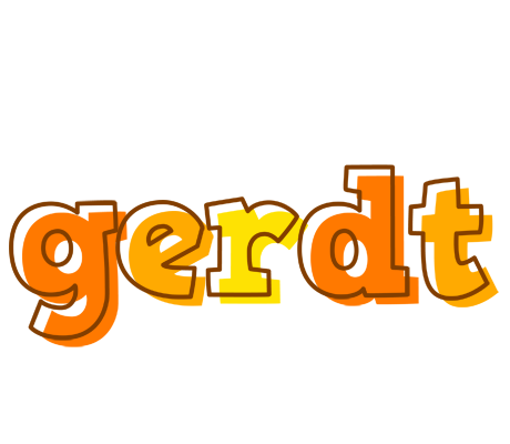 Gerdt desert logo