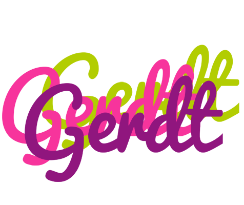 Gerdt flowers logo