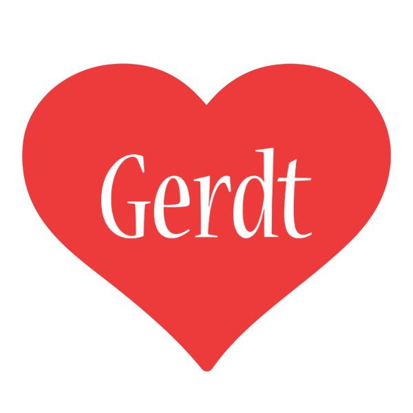 Gerdt love logo