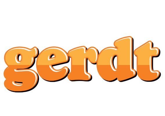 Gerdt orange logo