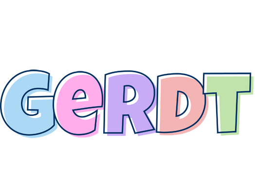 Gerdt pastel logo