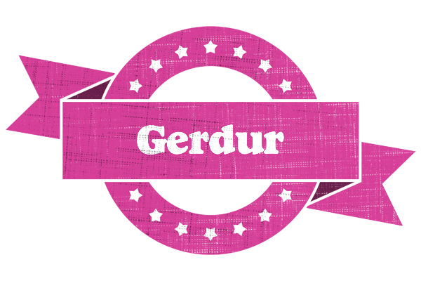 Gerdur beauty logo