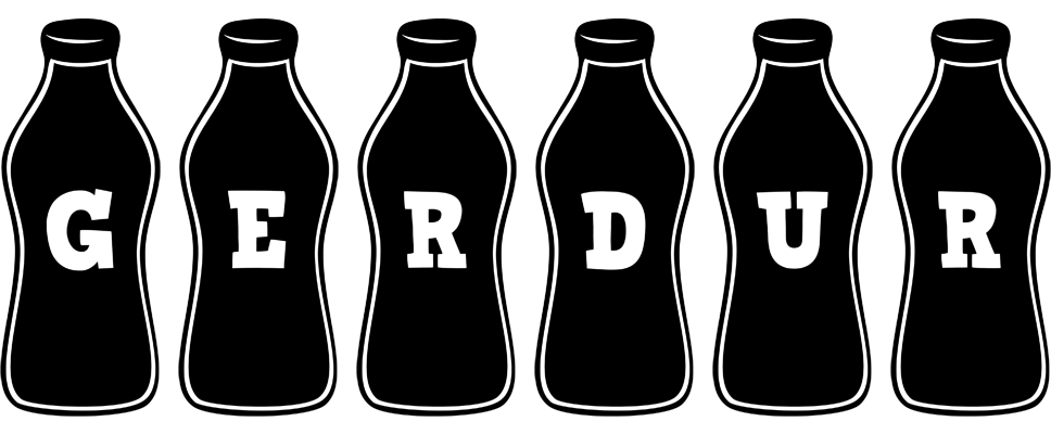 Gerdur bottle logo