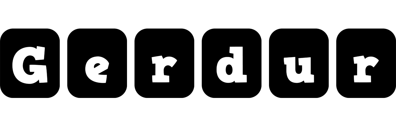Gerdur box logo