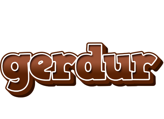 Gerdur brownie logo