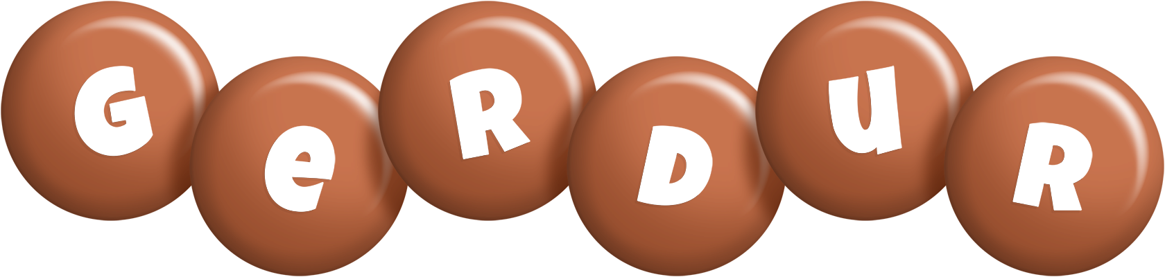 Gerdur candy-brown logo