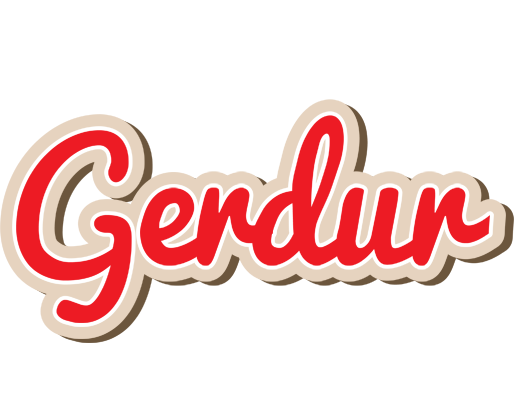 Gerdur chocolate logo