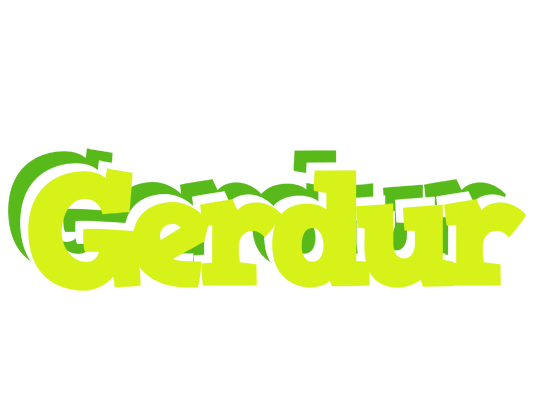 Gerdur citrus logo