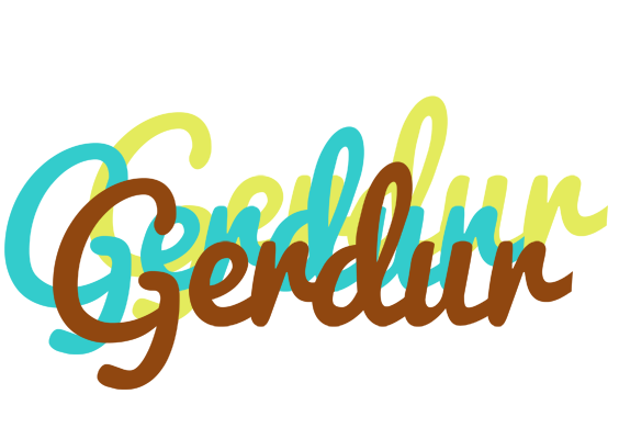 Gerdur cupcake logo