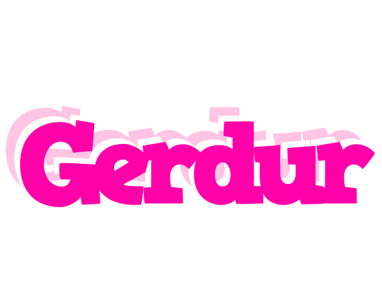 Gerdur dancing logo
