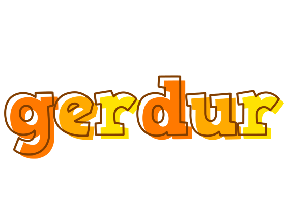 Gerdur desert logo