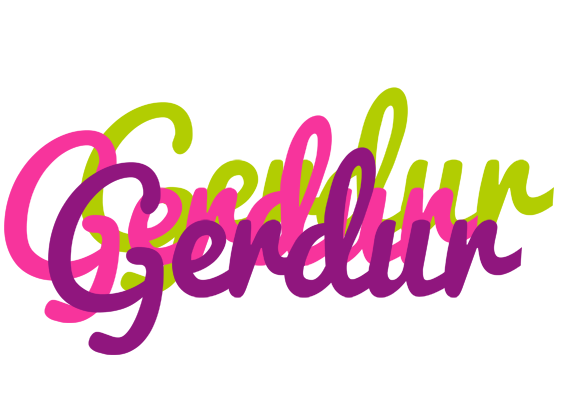 Gerdur flowers logo