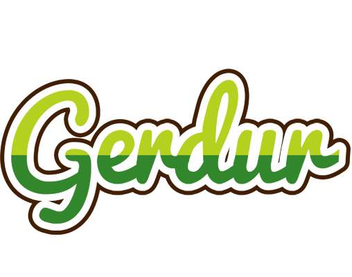 Gerdur golfing logo