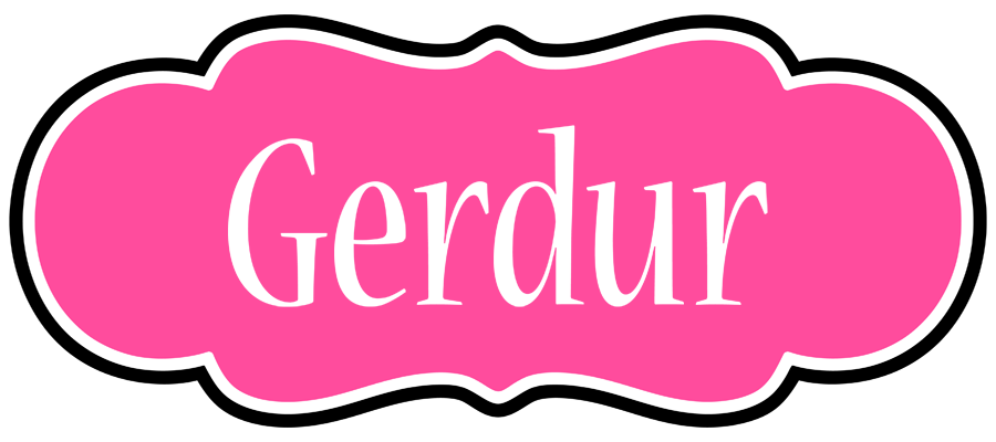 Gerdur invitation logo