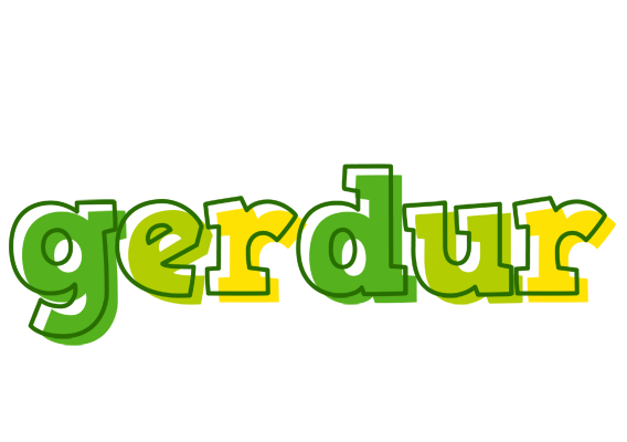 Gerdur juice logo