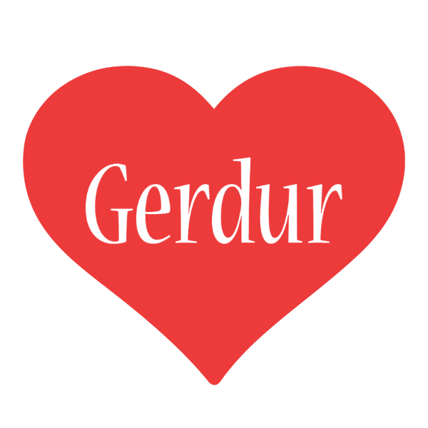 Gerdur love logo