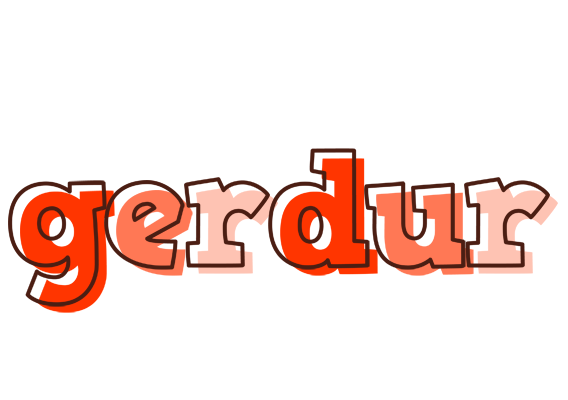 Gerdur paint logo