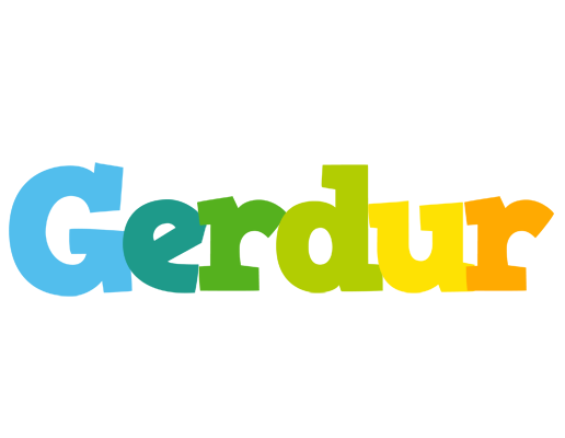 Gerdur rainbows logo