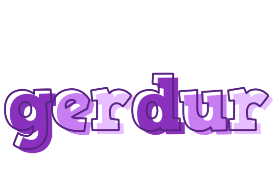 Gerdur sensual logo