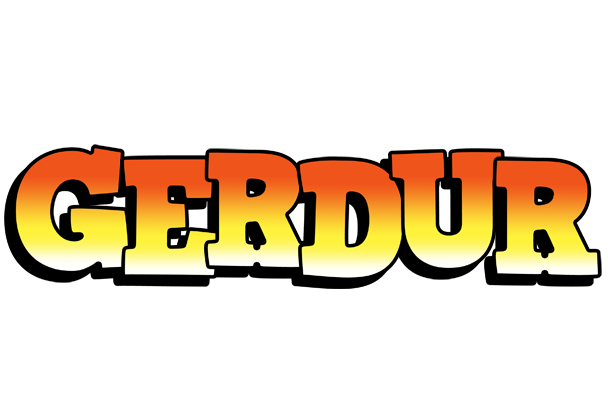 Gerdur sunset logo