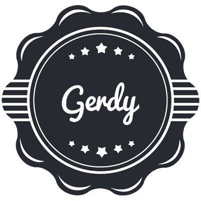 Gerdy badge logo