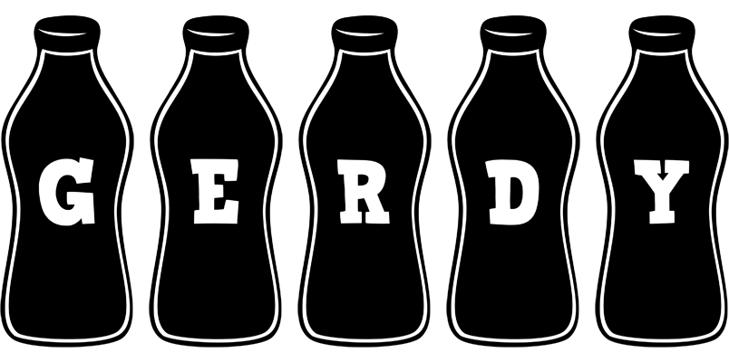 Gerdy bottle logo