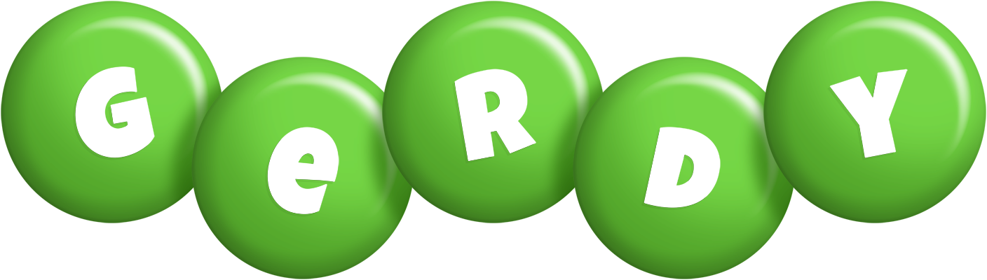 Gerdy candy-green logo