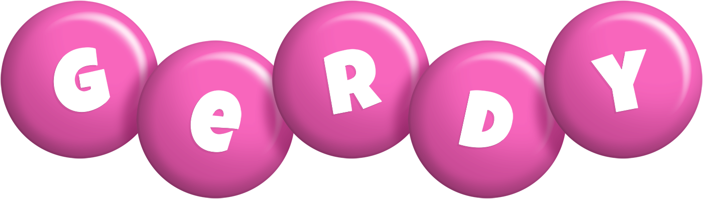 Gerdy candy-pink logo