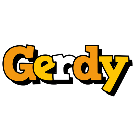 Gerdy cartoon logo