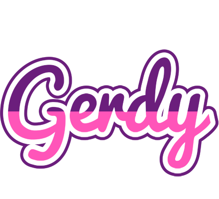 Gerdy cheerful logo