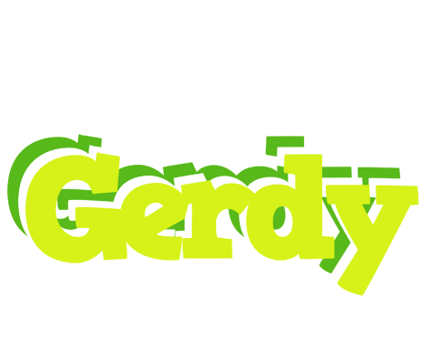 Gerdy citrus logo