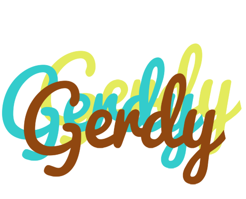 Gerdy cupcake logo