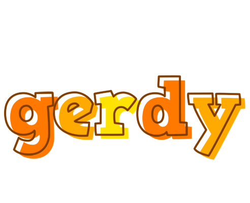 Gerdy desert logo
