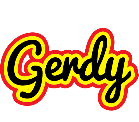 Gerdy flaming logo