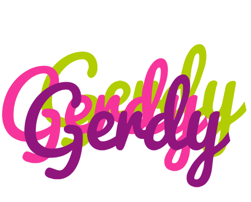 Gerdy flowers logo