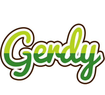 Gerdy golfing logo