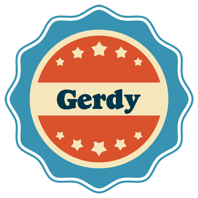 Gerdy labels logo