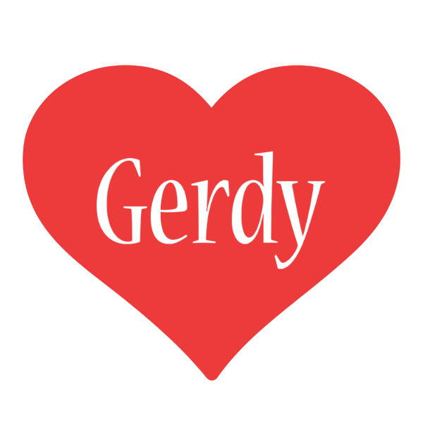 Gerdy love logo