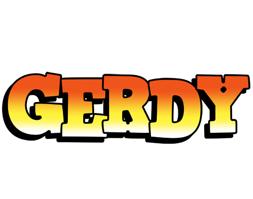 Gerdy sunset logo