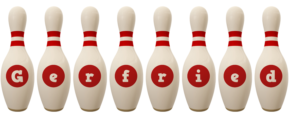 Gerfried bowling-pin logo