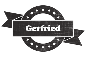 Gerfried grunge logo