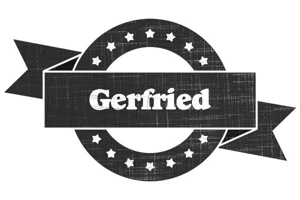 Gerfried grunge logo