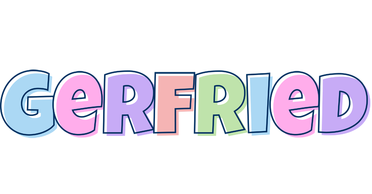 Gerfried pastel logo