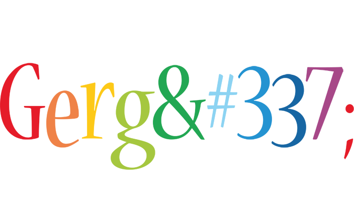 Gergő birthday logo