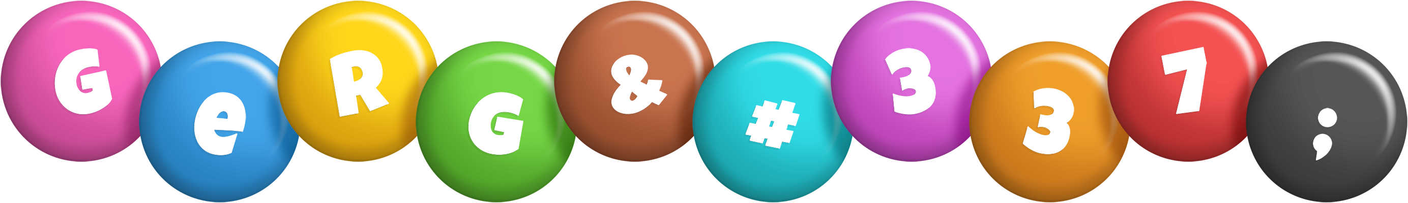 Gergő candy logo
