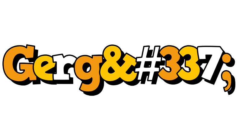 Gergő cartoon logo
