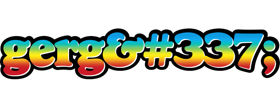 Gergő color logo