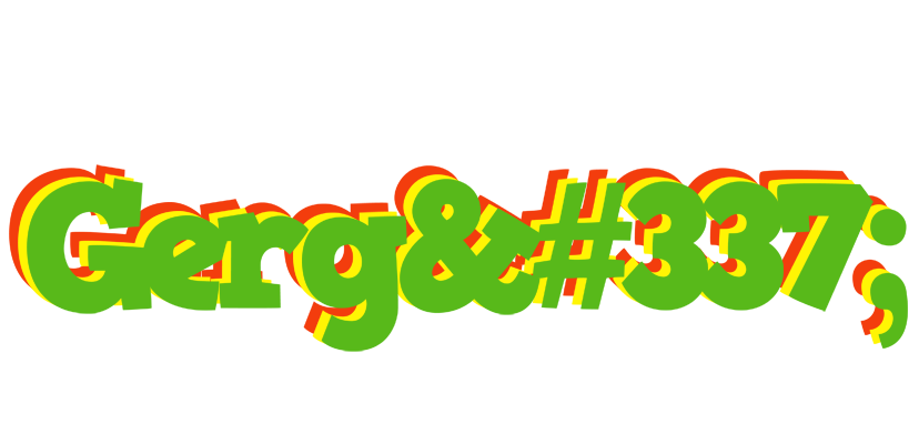 Gergő crocodile logo