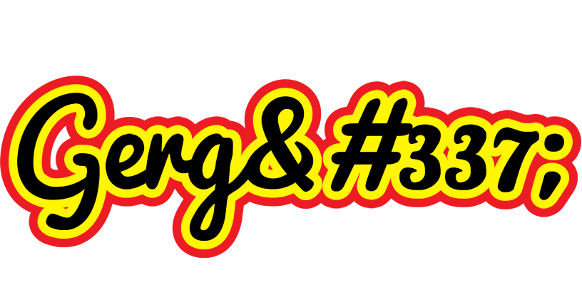 Gergő flaming logo
