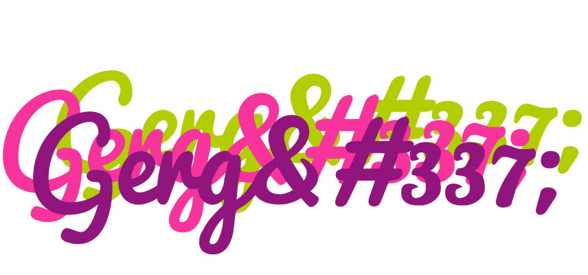 Gergő flowers logo
